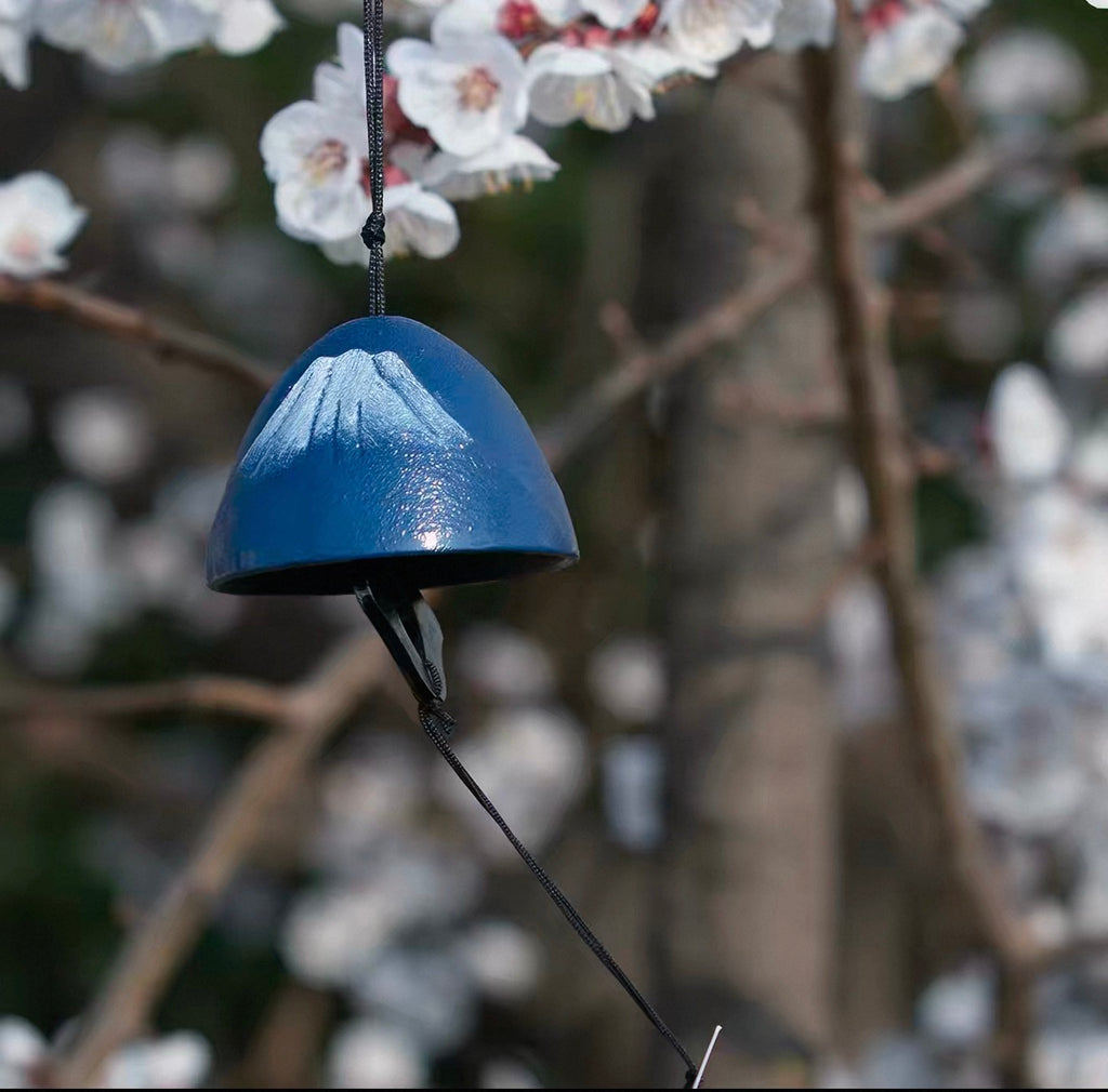 Japanese Handmade Mount Fuji Wind Chime Meditation Outdoor Balcony