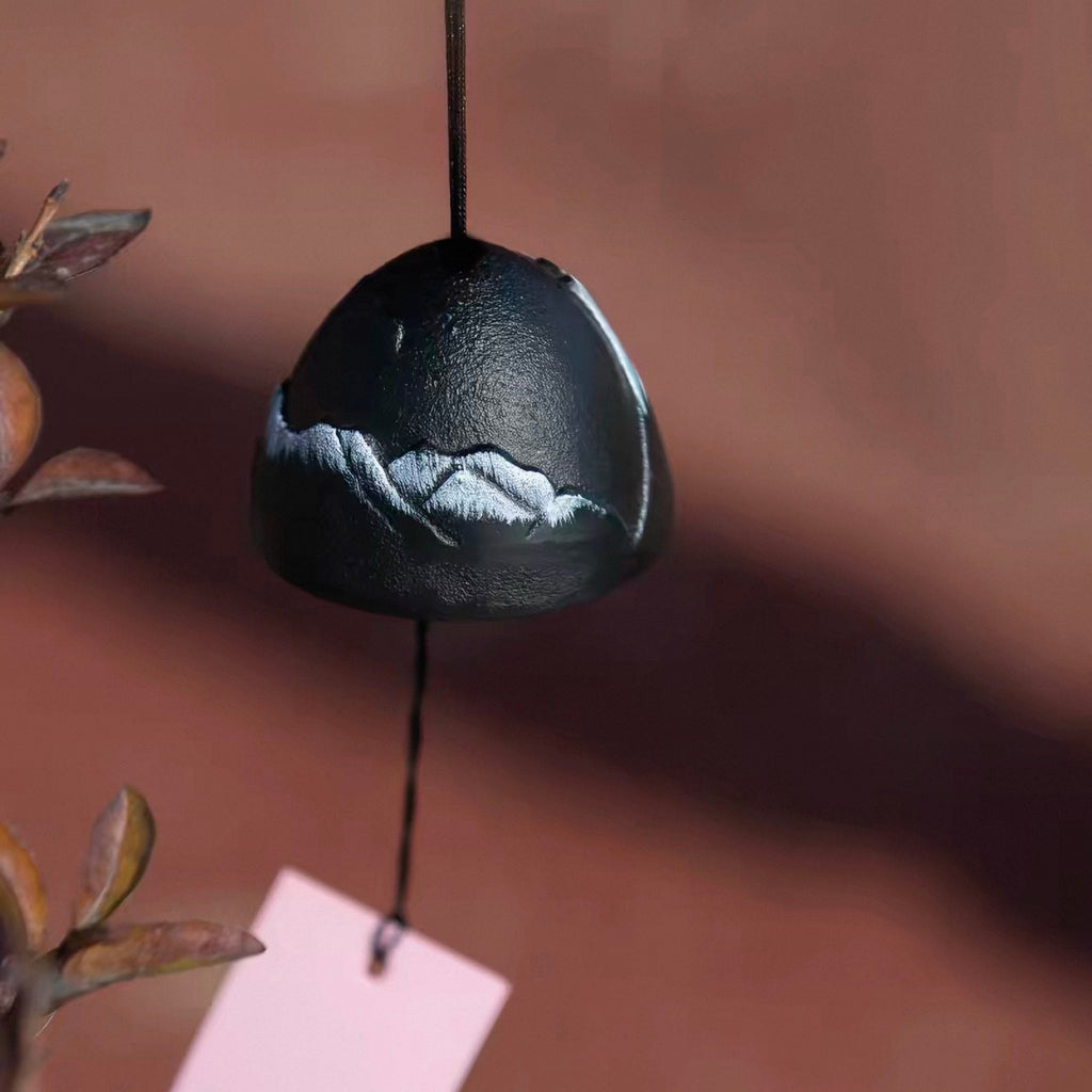 Japanese Handmade Mount Fuji Wind Chime Meditation Outdoor Balcony