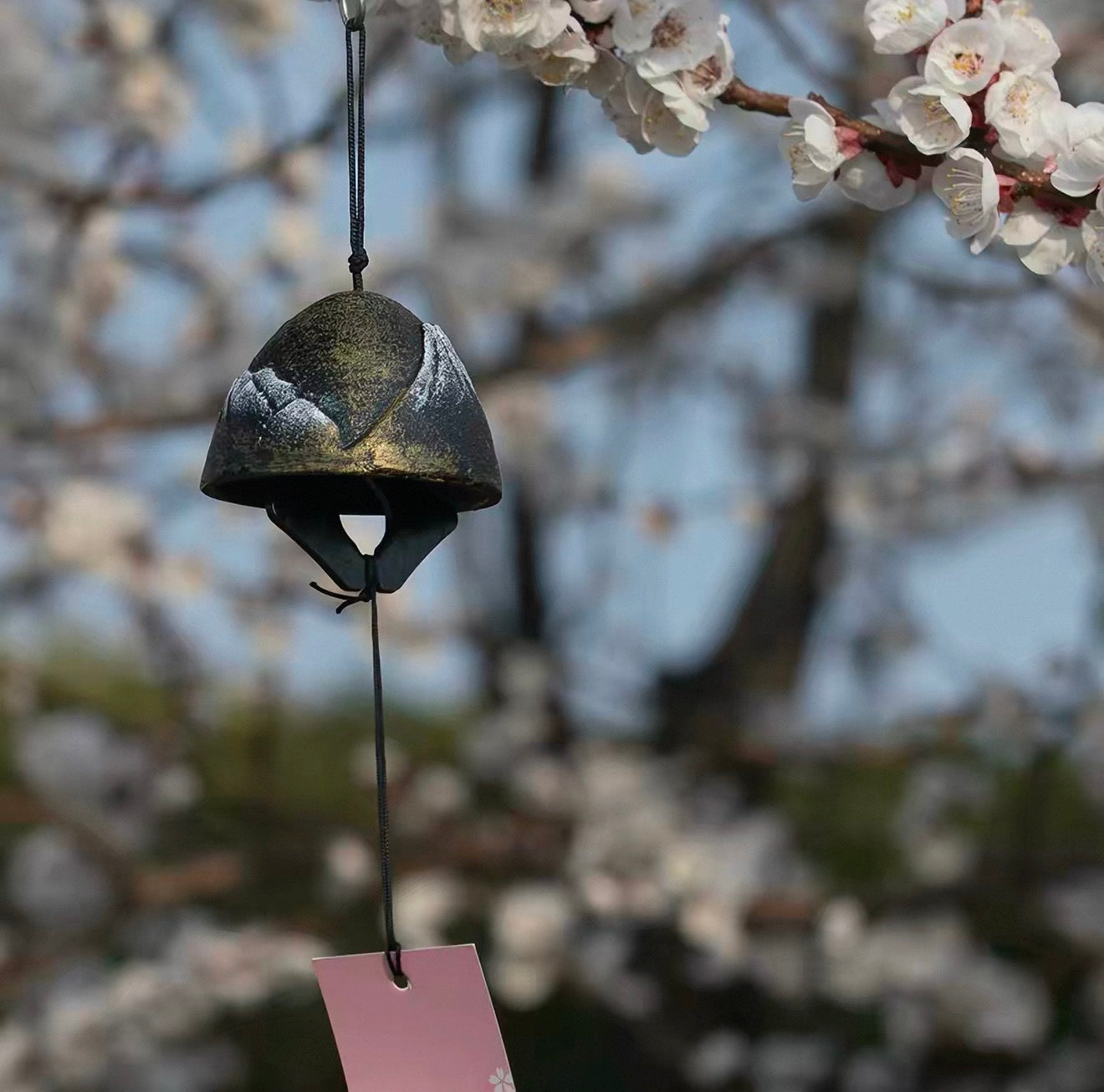 Japanese Handmade Mount Fuji Wind Chime Meditation Outdoor Balcony