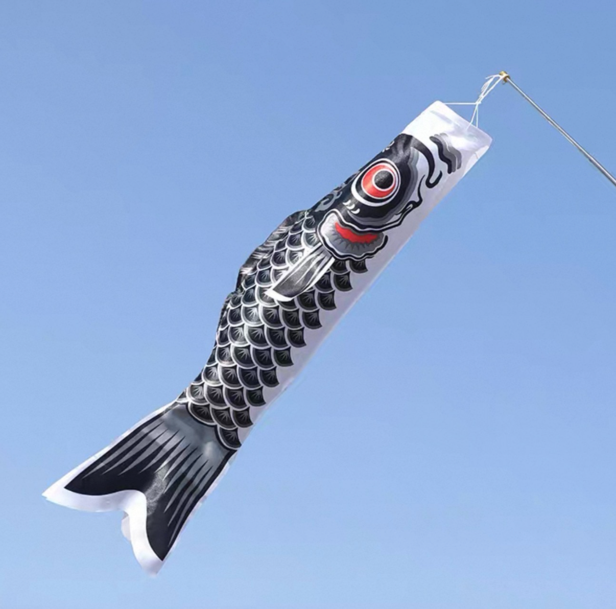 Japanese Handmade Koinobori Carp Flag Streamer Garden Outdoor Decor