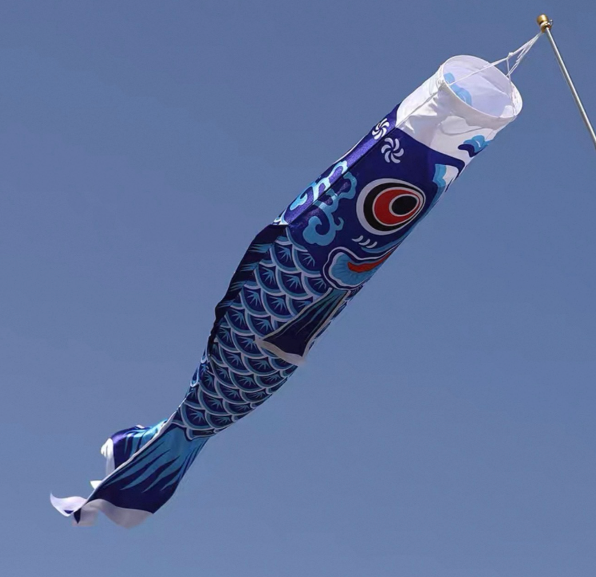 Japanese Handmade Koinobori Carp Flag Streamer Garden Outdoor Decor